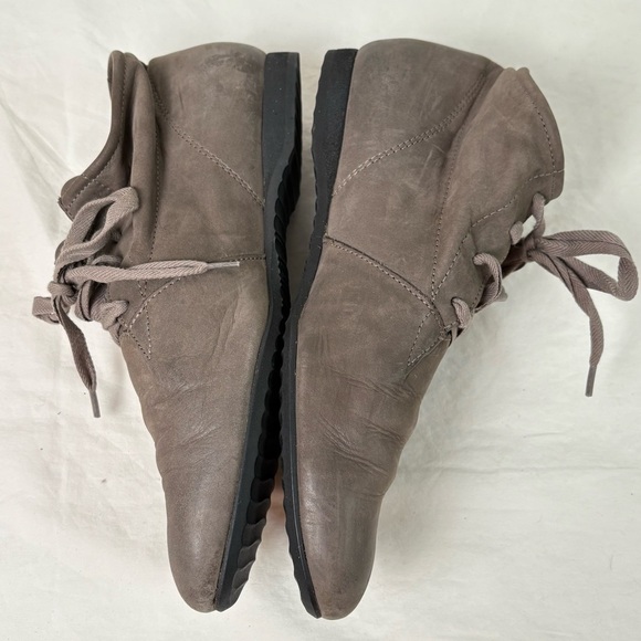 PAUL GREEN Soft Leather Taupe Lace Up Comfy Ankle Bootie Sneaker Shoe 4.5 (US 7) - Picture 5 of 11